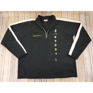 Mandalay Bay Las Vegas Souvenir M/Sport 1/4 Zip Pullover Sweater XL Black B4